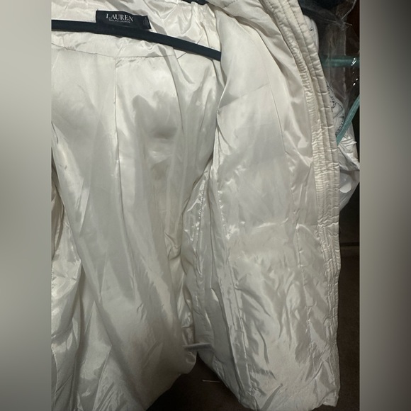 Ralph Lauren off white long puffer coat - Picture 6 of 7